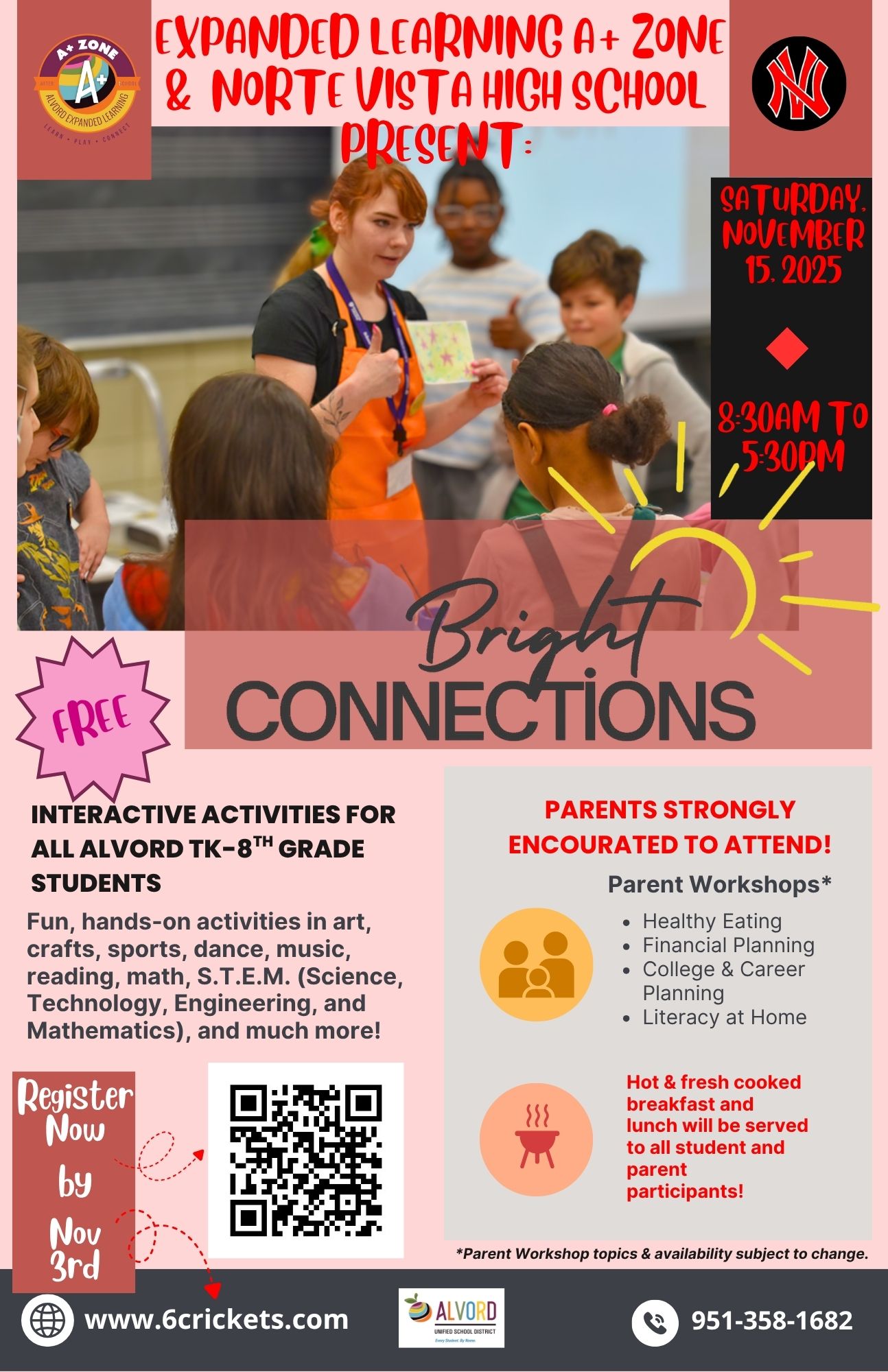 Nov 15th Bright Connections English Flyer